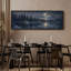 «Moonlit Lake Forest Night Landscape Calm Nature Wall Decor», reproduction d'art encadrée sur toile encadrée-131062636-131062634