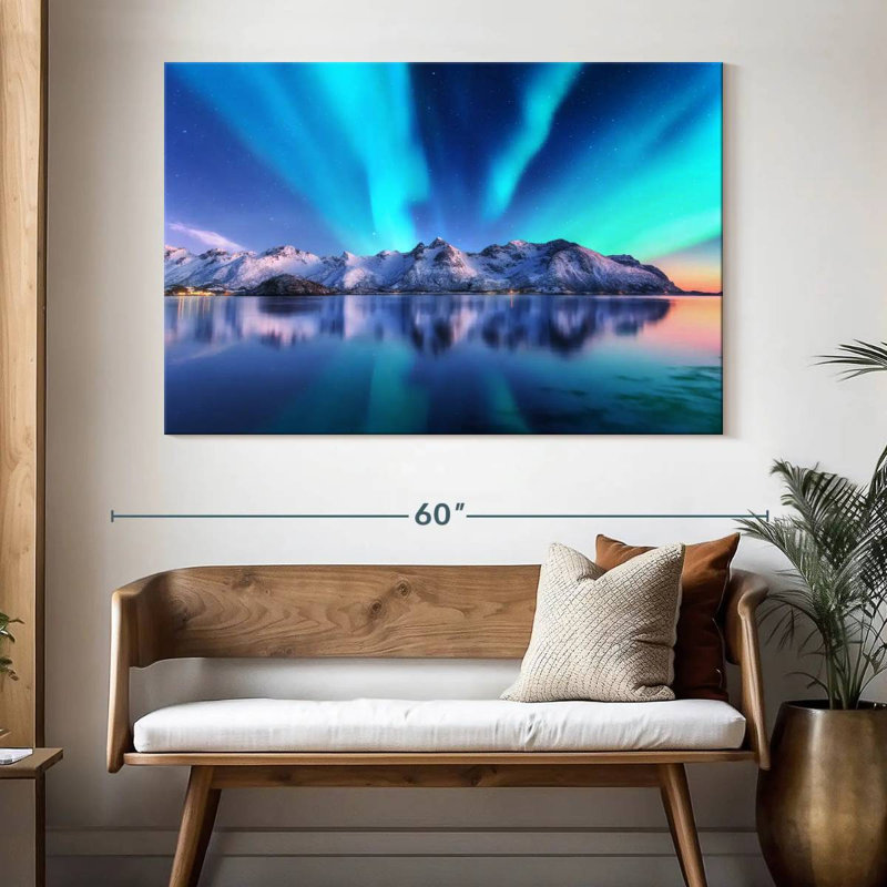 Alvord Amazing Aurora Borealis, 34" H x 51" W