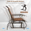 Chaise berçante d'extérieur en métal Wondell