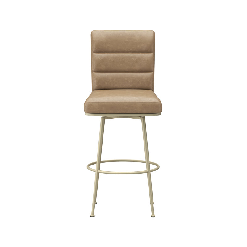 Tabouret pivotant Gaetana, Tabouret de bar (siège d'une hauteur de 31,5 po)
