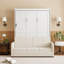 Lit escamotable double pleine grandeur avec coussin