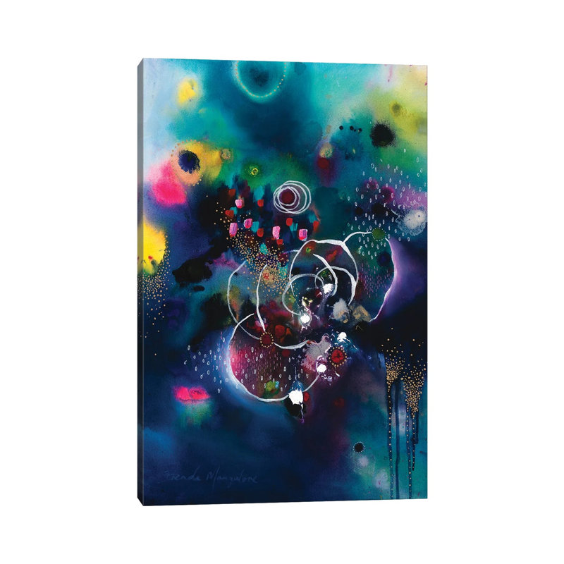 She Dreamt She Blossomed by Brenda Mangalore - Wrapped Canvas Painting, 20.32 cm H x 30.48 cm W