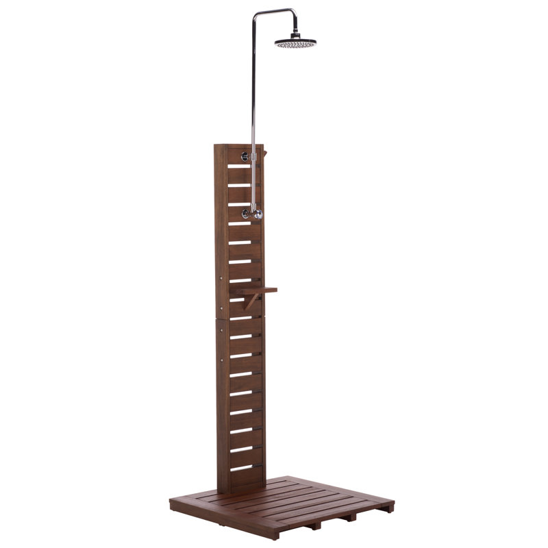 Douche d'extérieur en bois Diane