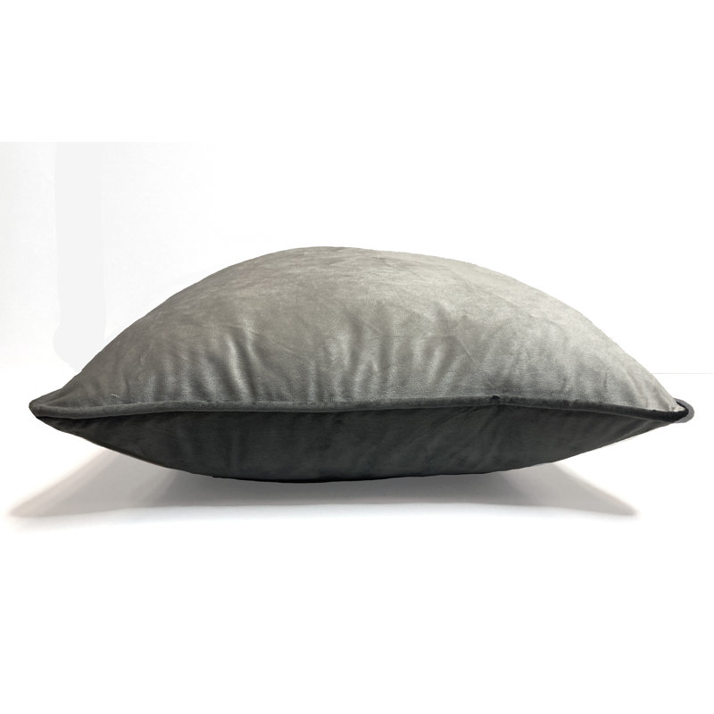 Roffe Square Euro Cushion Cover, Charcoal