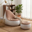 Chaise d'appoint gonflable avec repose-pieds gonflable confortable-1485295412