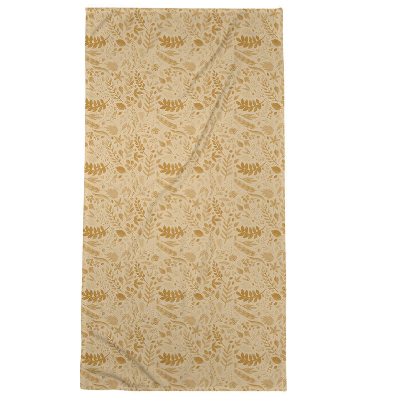 Bath Towel, Light Gold, Microfiber