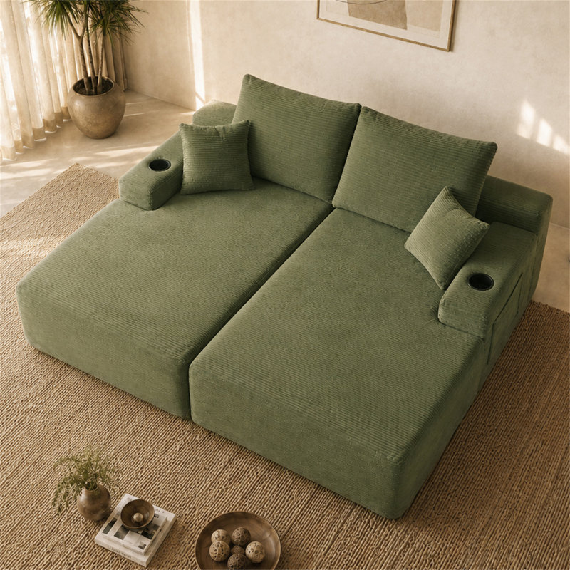 NEW1-69"Cloud Sectional Couch
