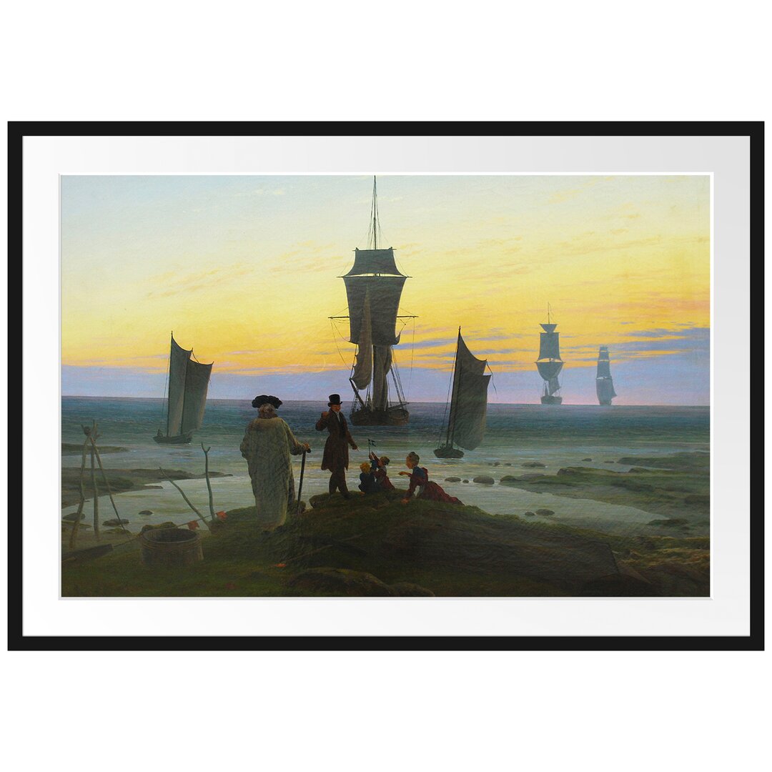 Gerahmter Kunstdruck The Stages of Life von Caspar David Friedrich