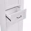 Grande armoire de rangement moderne - compartiment inclinable, tablettes réglables, capacité de 80 lb, charnières à fermeture en douceur, poignées en alliage d'aluminium