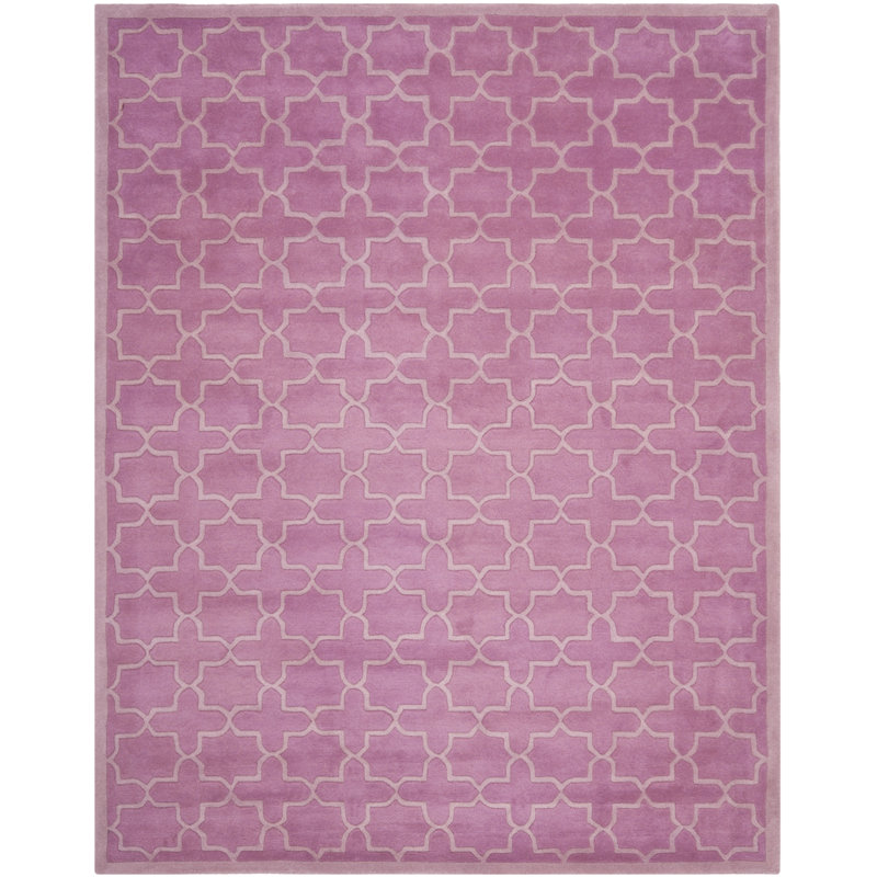 Carolene Hand Tufted Wool Geometric Rug, Rectangle 8' x 10'