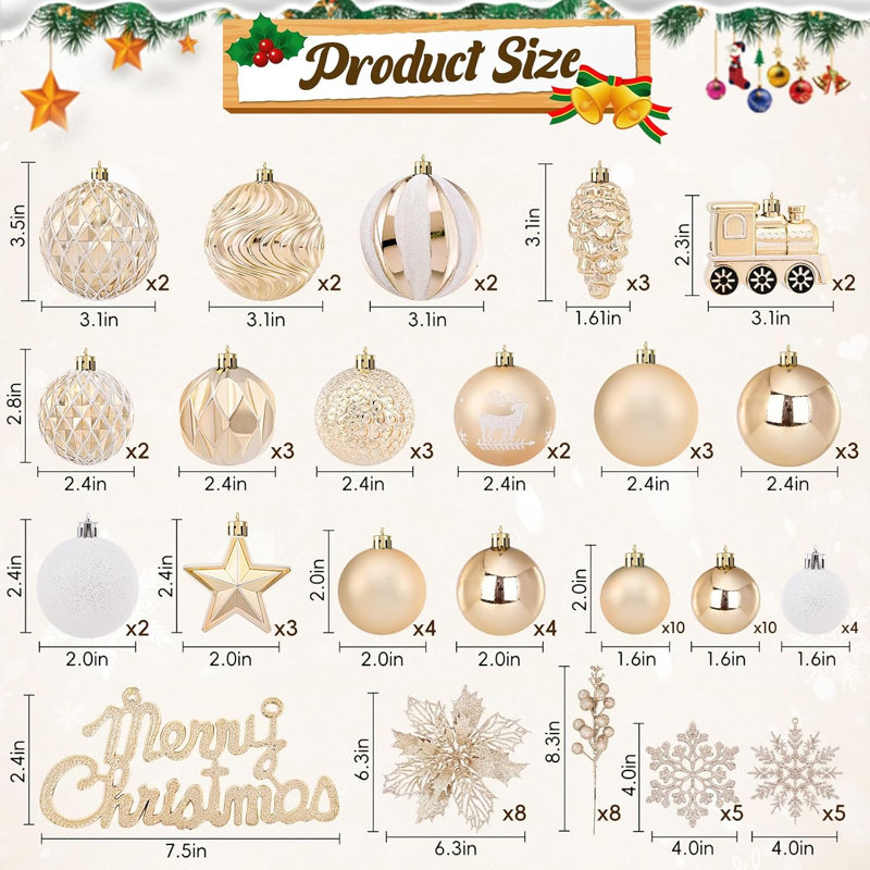 3.5 " Plastic Ornament Accessory