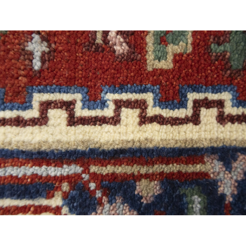 Tapis traditionnel rouillé rouge Heriz Serapi, Tapis de couloir 2 pi 7 po x 10 pi 3 po