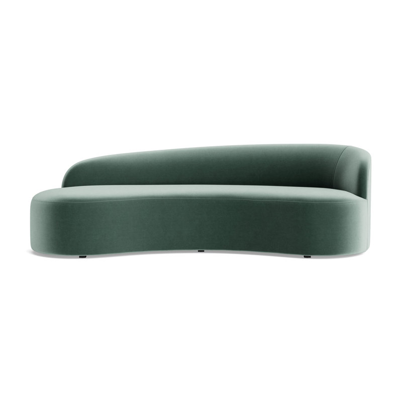 Sofia Right Arm Sofa, Performance Velvet - Jade