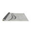 Tapis gris/zone noire à motifs-690226401