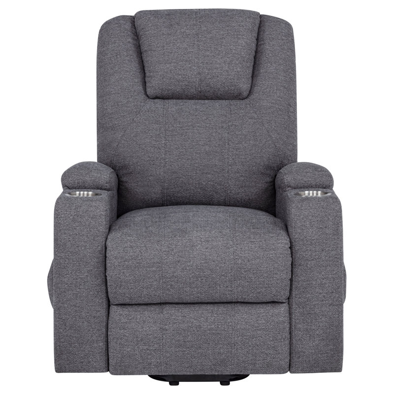 Fauteuil de massage Louie, Gris foncé