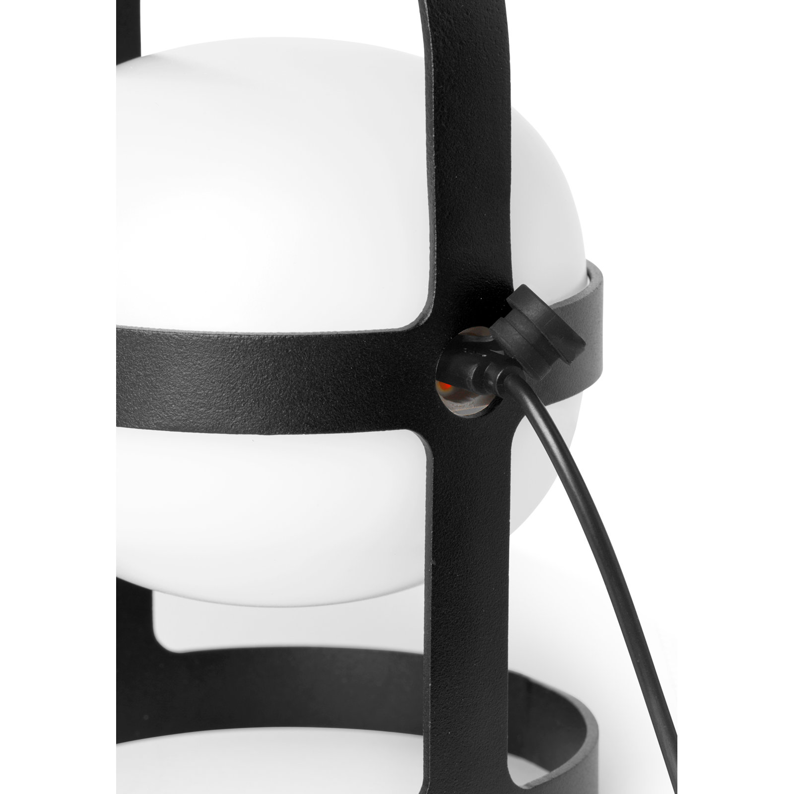 Soft Spot Solar Powered Integrated LED Globe, 7.28" H x 4.53" W x 4.53" D