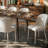 9 Piece Modern Extendable Dining Table Set with Upholstered Chairs-2069291643