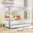 Full Over Full Metal Bunk Bed With Twin Size Trundle-1645033400