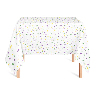Kaif Geometric Cotton Blend Square Tablecloth
