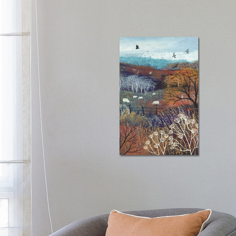 Colours of Autumn 1 Piece Wrapped Canvas Painting, 66.04cm H x 45.72cm W x 1.91cm D