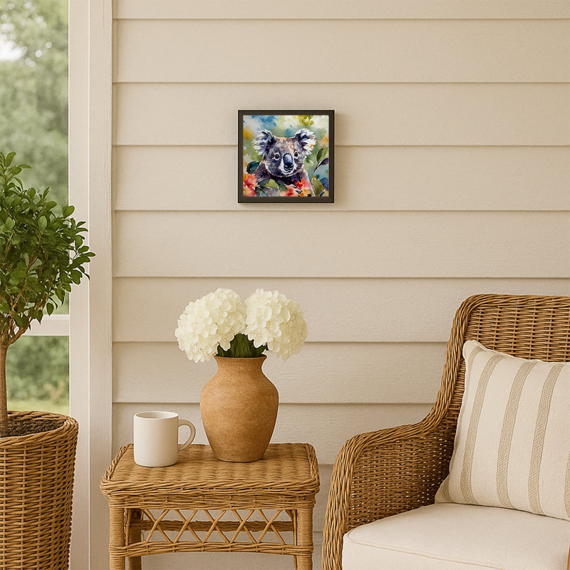 Koala Framed Metal Print
