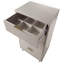 Commode 24 "en gris clair Granville (5 tiroirs)-1208291035