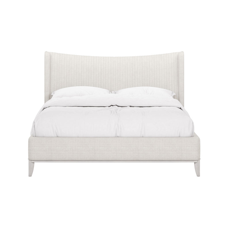 Mezzanine Upholstered Wingback Bed
