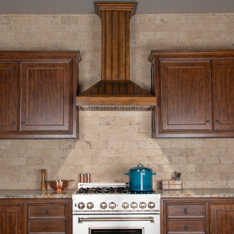 ZLINE Range Hood Chimney Extension for 12 ft. Ceilings, Rustic Light