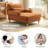 Davene Upholstered Chaise Lounge with Adjustable Backrest-1115440161