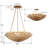 Tweedy 6-Light Dimmable Wrought Iron Bowl Pendant-1629130910