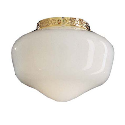 Schoolhouse Ceiling Fan Light Globe