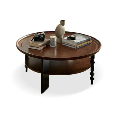 Coffee Solid + Manufactured Wood Round Coffee Table by Groove Interior