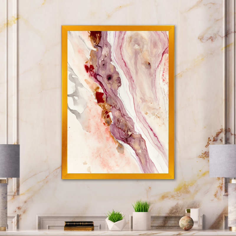 «River in the Redend Point Canyon VI», reproduction sur toile, H 20 po x l 12 po x P 1 po, Toile avec cadre photo doré