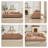 94.5” Wide Modern Style Tufted Sofa-372584033