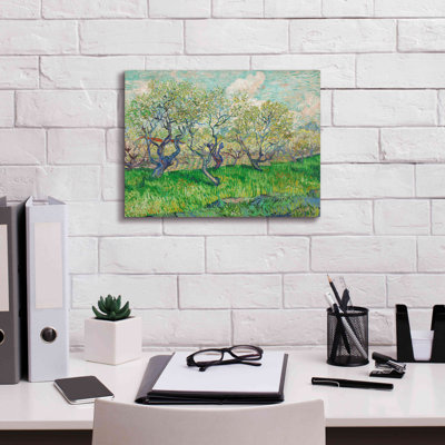 «Orchard In Blossom» par Vincent Van Gogh, estampe numérique sur toile