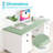 Kaboon Universal Tabletop, Solid One-Piece Melamine Table Top, Home and Office Countertop-123139824-123139844