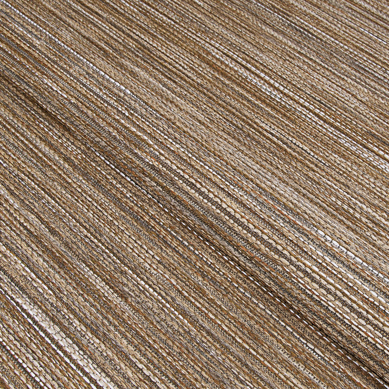 Ellenton Striped Flatweave Brown Ivory Indoor Outdoor Area Rug, Runner 2'3" x 11'9"