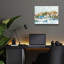 Art mural en verre épique «Vintage Holiday 2» par Emma Caroline, 16 po x 12 po