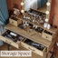 Meuble-lavabo lumineux 39,37 "avec miroir Hollywood