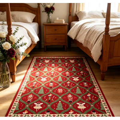 Tapis de Noël lavable à la machine, tapis de salon, tapis de sol pour chambre