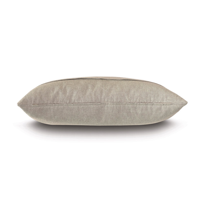 Evangeline Lumbar Pillow Cover & Insert, Taupe