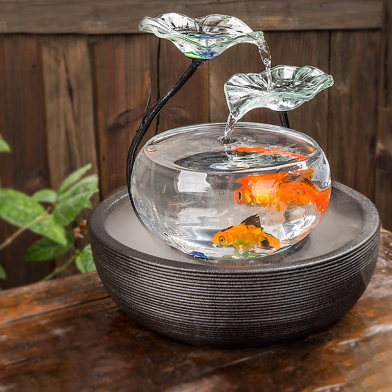 Aquarium en verre et fer