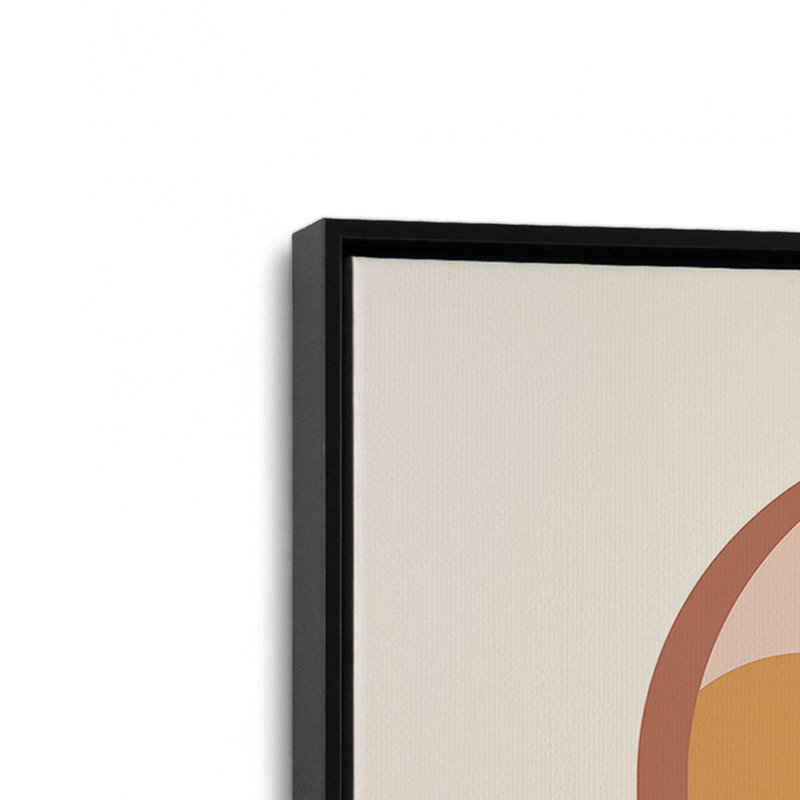 Impression sur toile dans un cadre, H 18,75 po x l 12,75 po, Noir satiné
