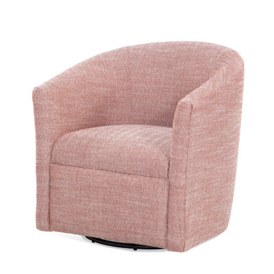 Lainey Henna Swivel Barrel Chair