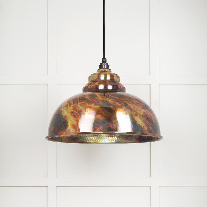 Harborne 1 - Light Dome Pendant, Burnished, 27" H x 40" W x 40" D