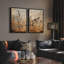 Art mural encadré rétro antique classique pour chambre à coucher-13302240-13302241