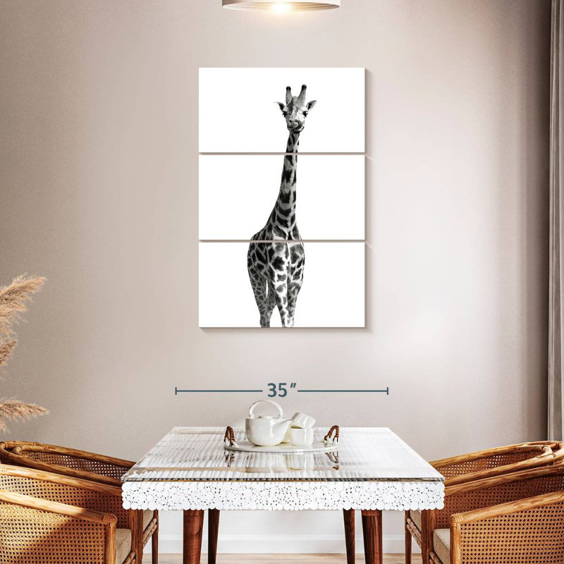 Brampt Long Necked Giraffe, 57" H x 36" W