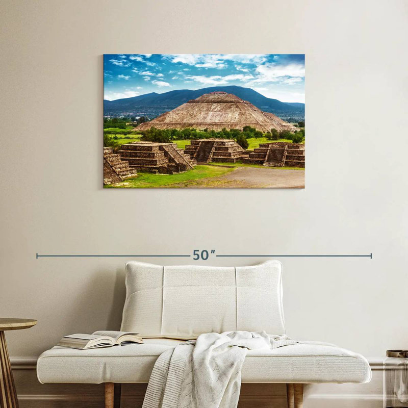 Aztec Pyramid, 24" H x 36" W