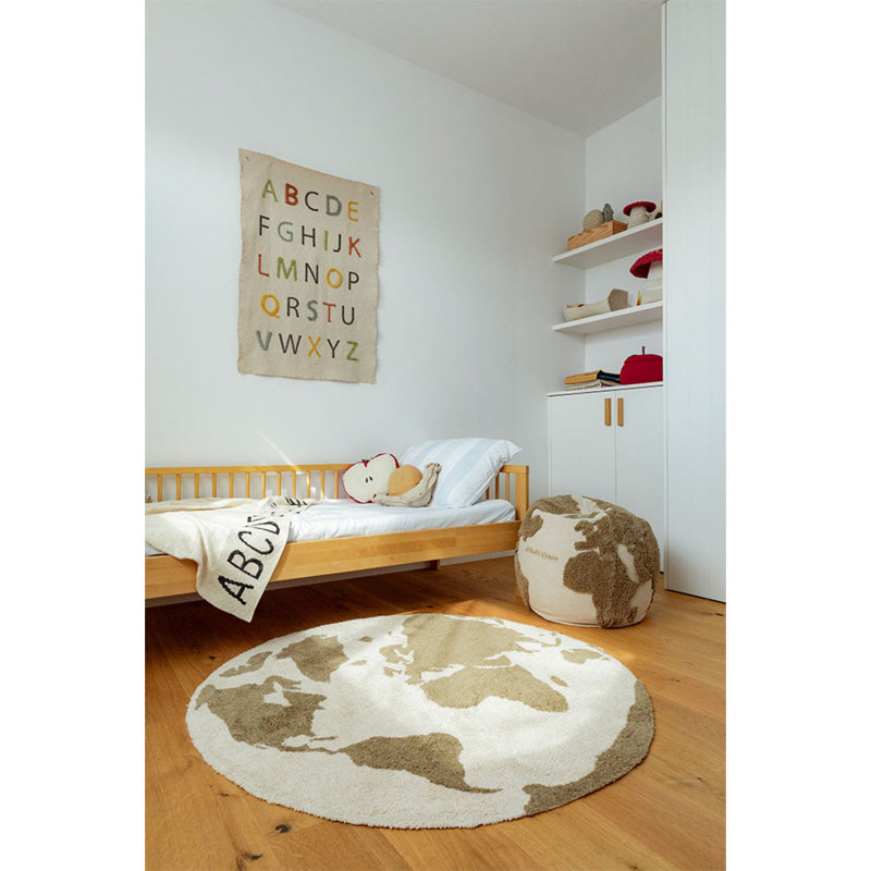 Carte du monde des tapis lavables