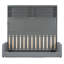 Grand lit escamotable avec canapé, lit escamotable avec rangement, conception pliable peu encombrante pour petits appartements, gris-1601407767
